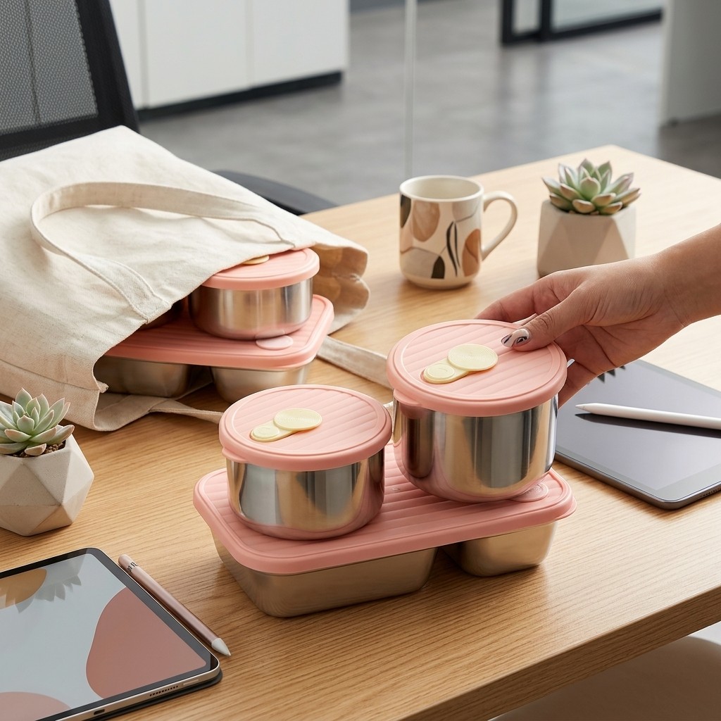 Meal Prep Ideas - Boîte à lunch en acier inoxydable