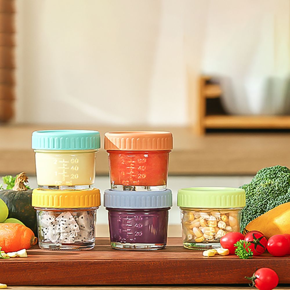 Salad Container Jar - Pot Mason en verre pour aliments