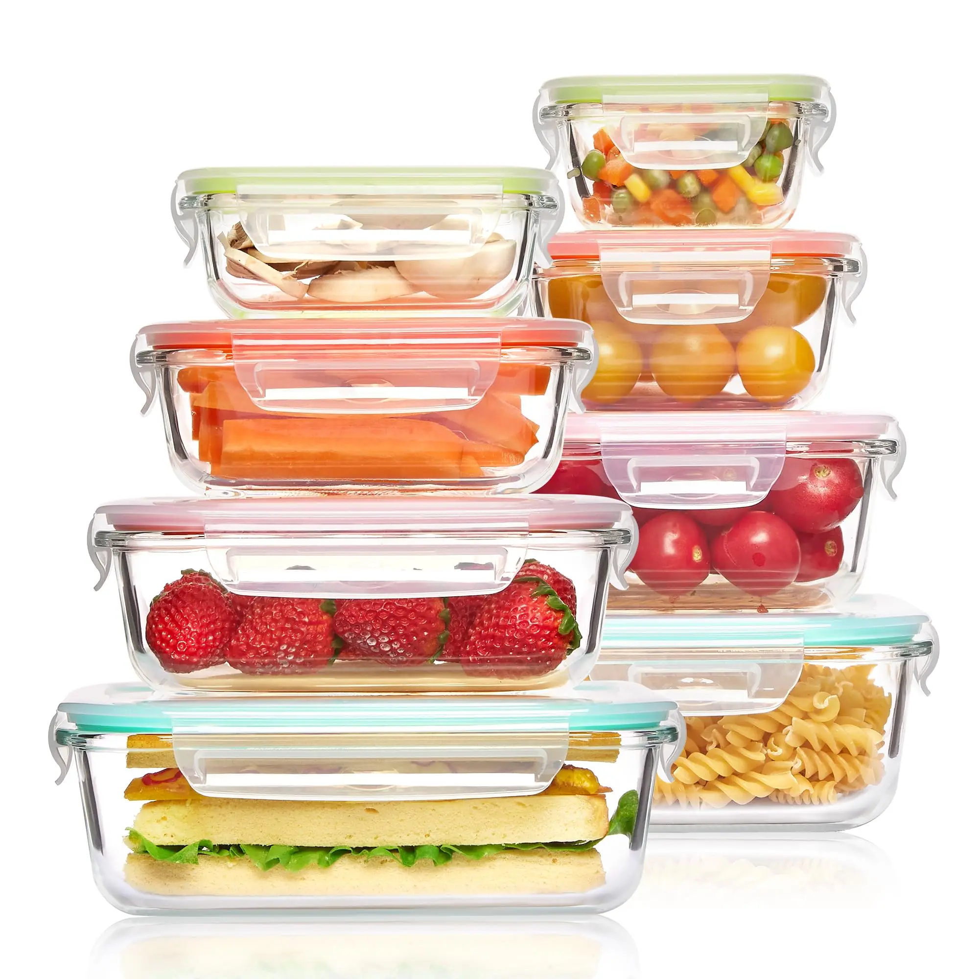Meal Prep Ideas - Boîte à déjeuner en verre, conteneurs