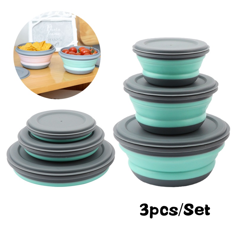 Salad Container Jar - Boîte à déjeuner pliante Portable, ensembles