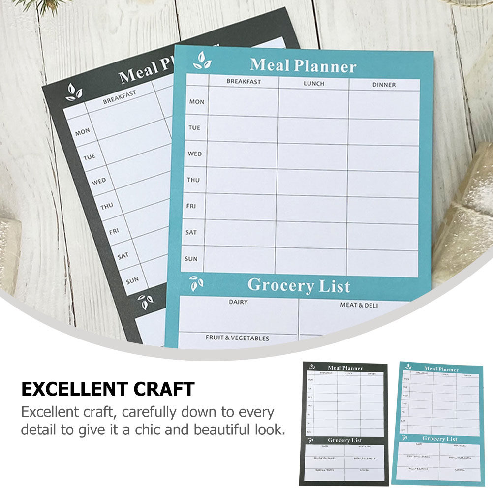 2 carnets élégants pour la pla - Meal Prep Weekly avis et prix