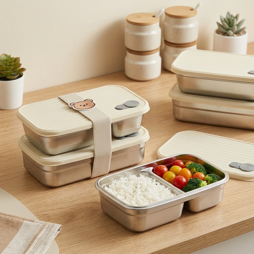 Boîte à bento en acier inoxyda - Meal Prep Day avis et prix