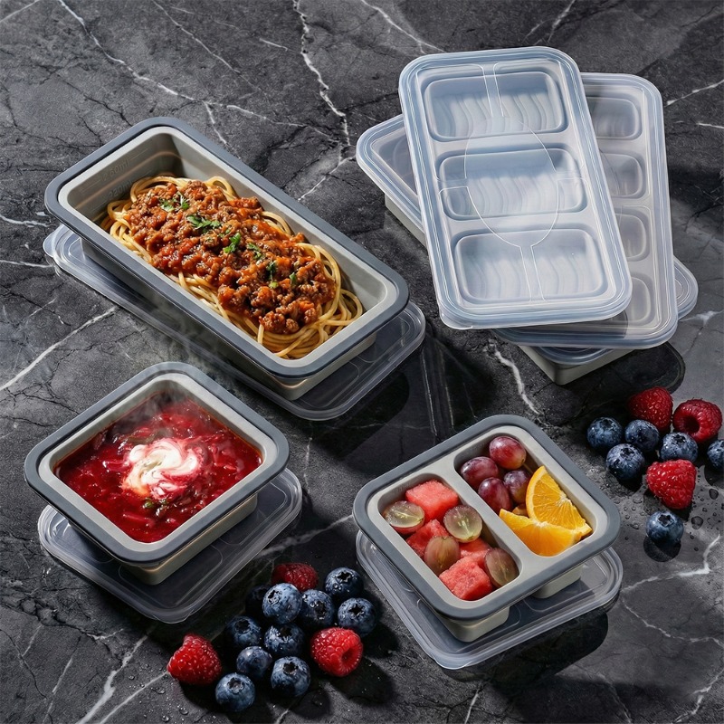 Bac de congélation en silicone - Meal Prep Oven Safe Containers avis et prix