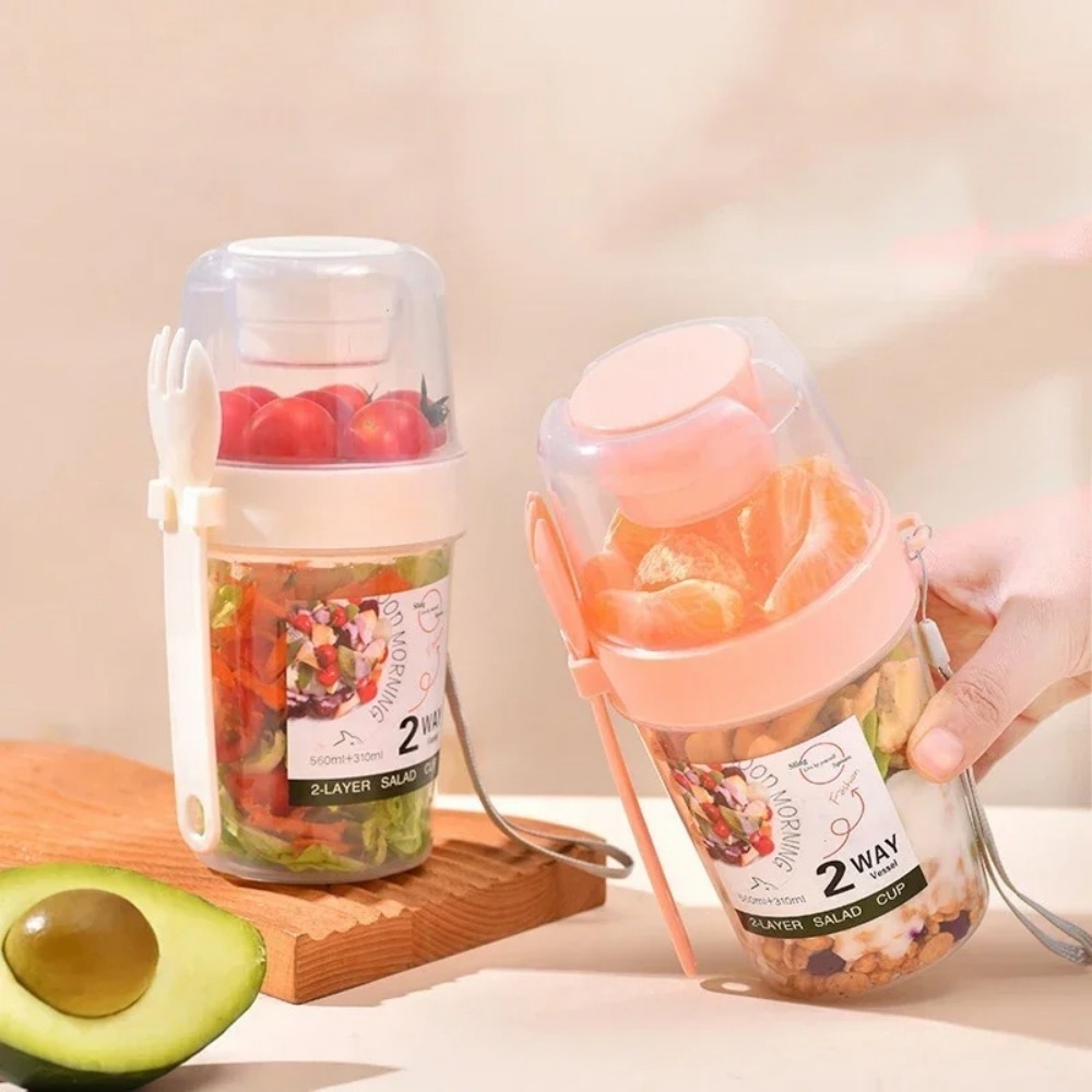 Tasse à salade Portable, tasse - Salad Container Jar avis et prix