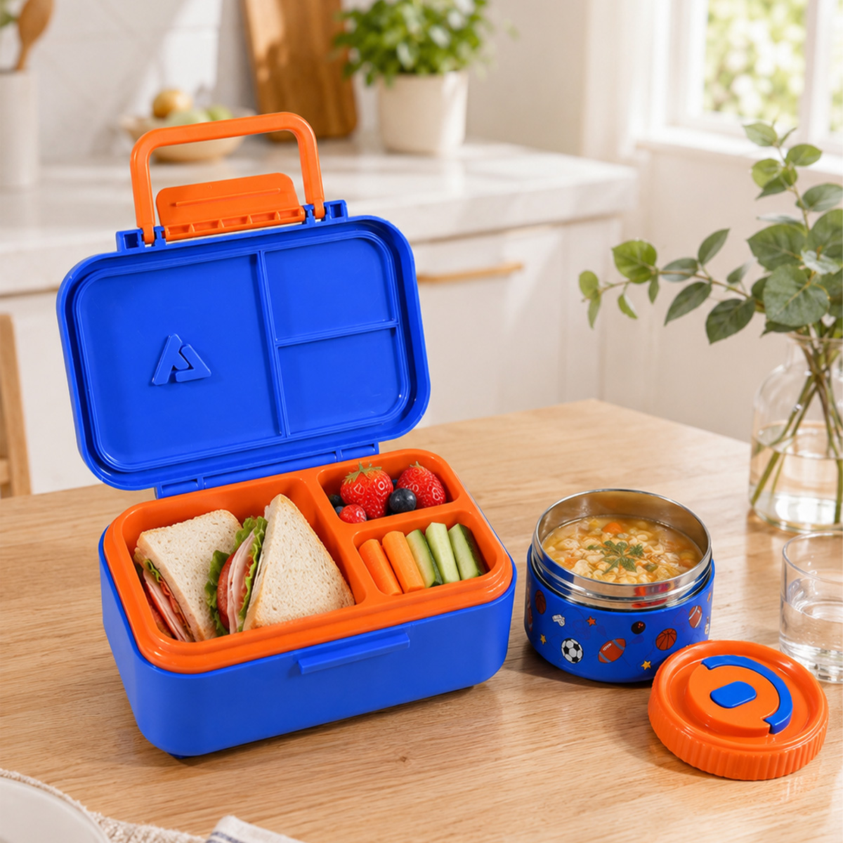 Boîte à lunch Bento avec pot a - Meal Prep Ideas avis et prix