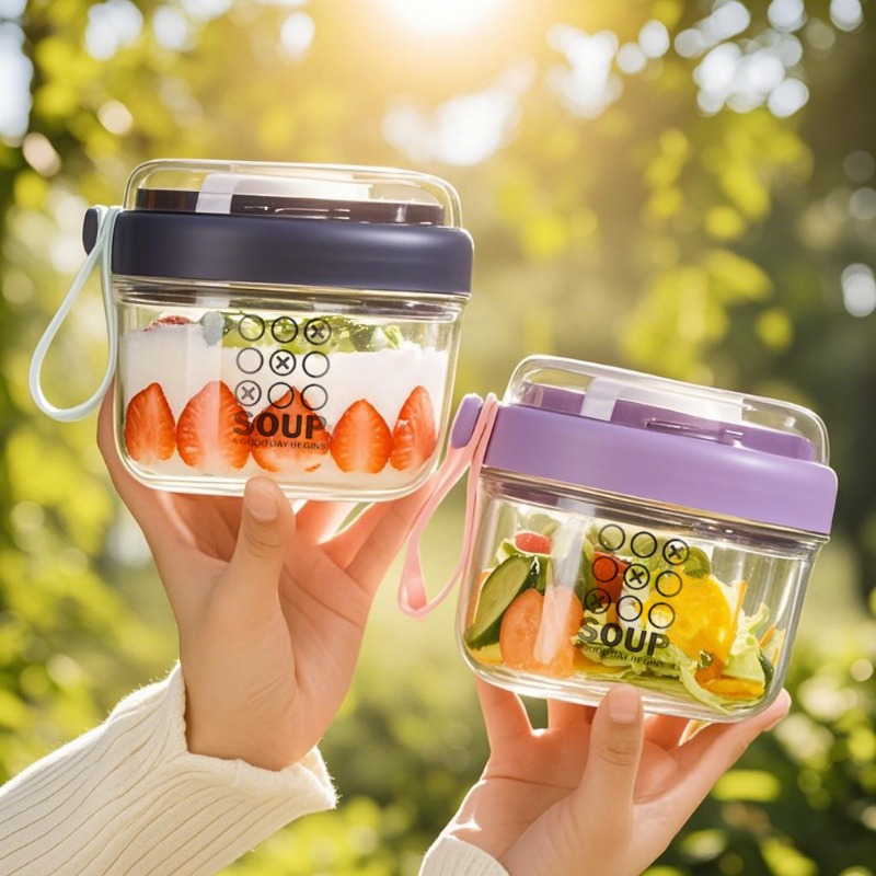 Tasse à salade Double couche,  - Salad Container Jar avis et prix