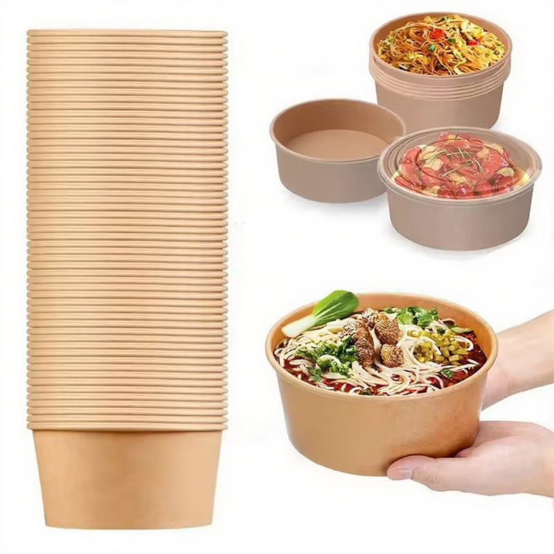 Bols ronds en papier Kraft, bo - Meal Prep Noodles avis et prix