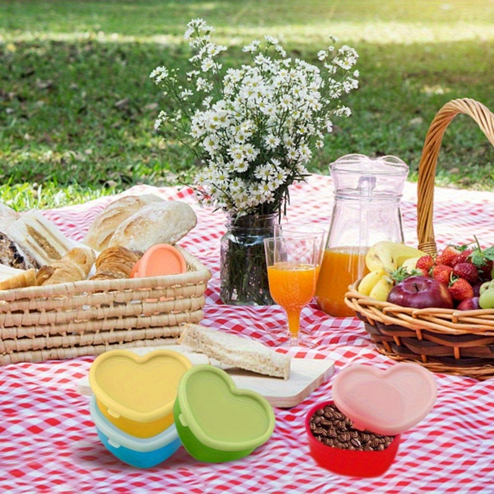 Lot de 5 mini boîtes de rangem - Salad Container Jar avis et prix