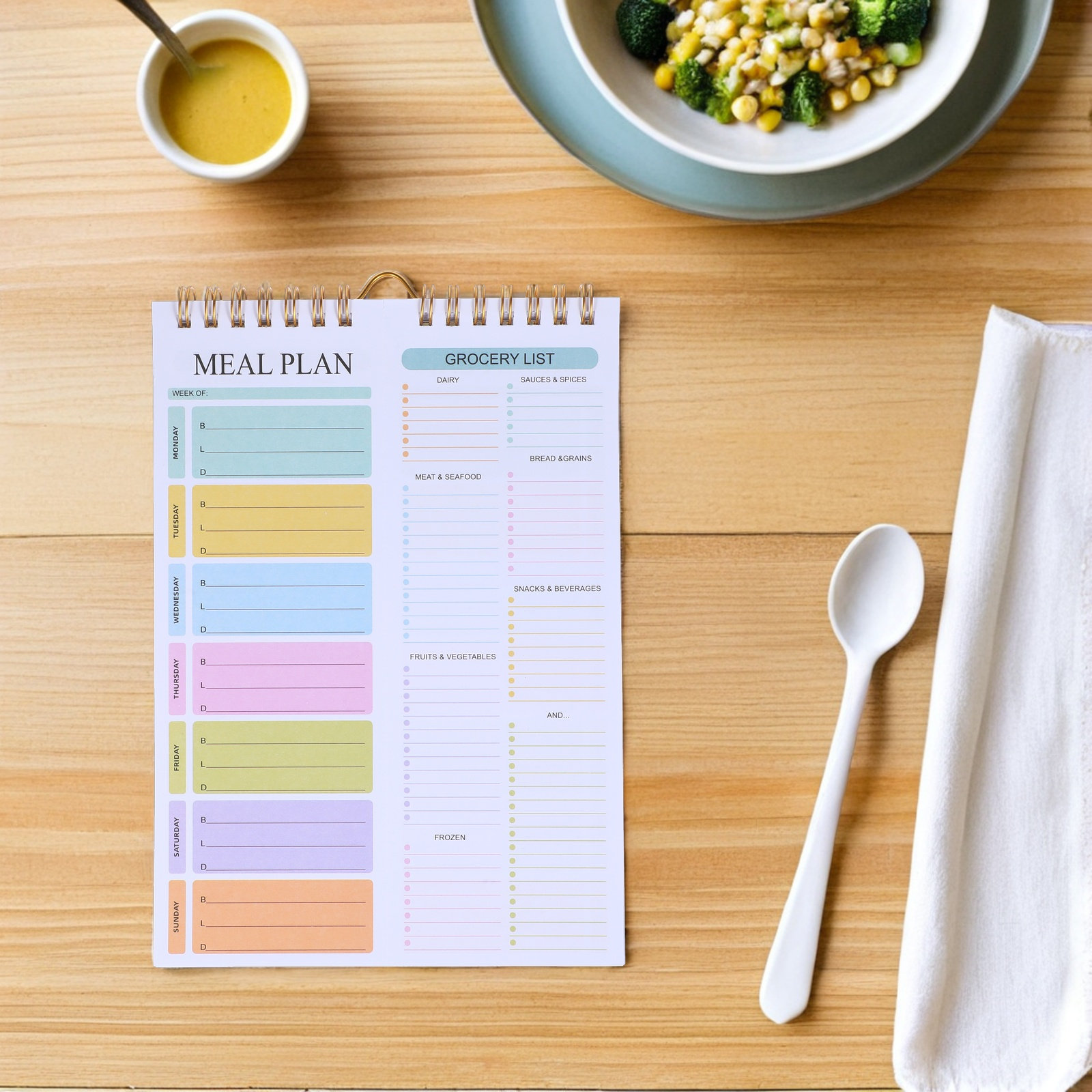 Carnet de planification hebdom - Meal Prep Weekly avis et prix