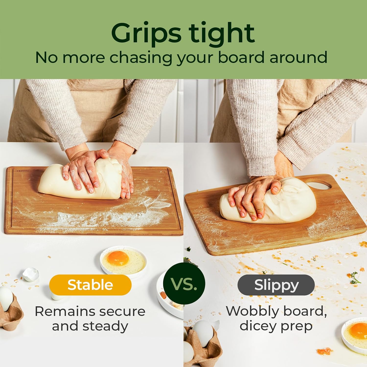 Planche à découper en bambou K - Meal Prep Format avis et prix