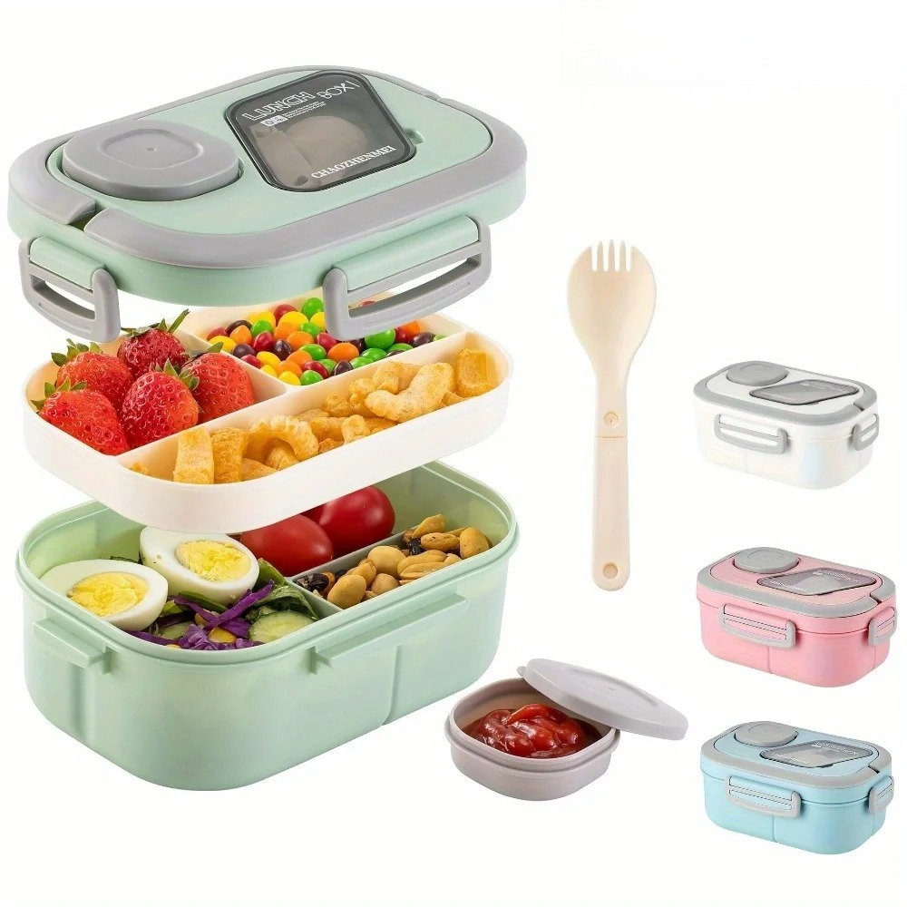 Boîte à déjeuner Bento, récipi - Salad Container Jar avis et prix