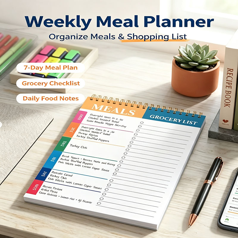 Bloc-notes pour planificateur  - Meal Prep Weekly avis et prix