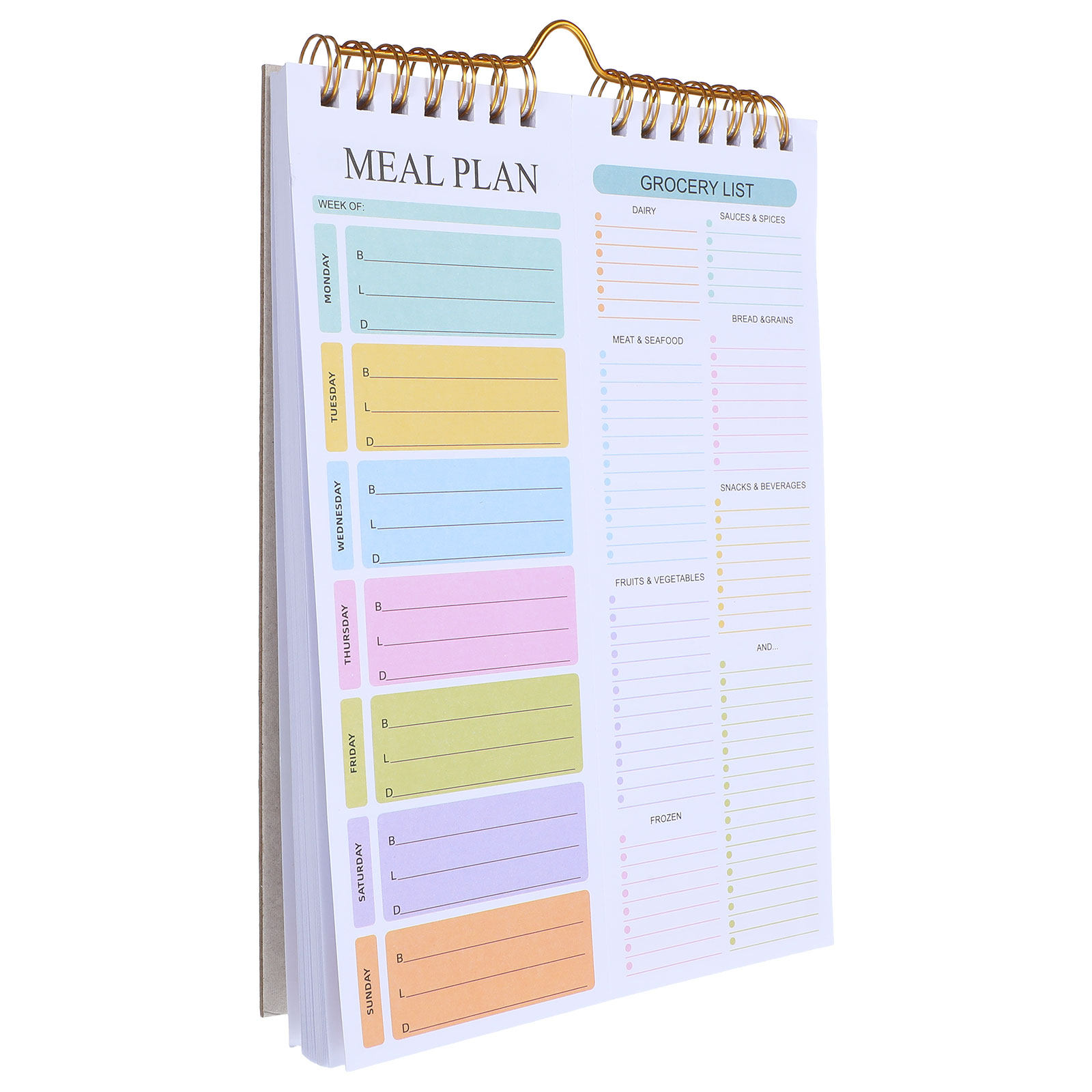Carnet de planification hebdom - Meal Prep Weekly avis et prix