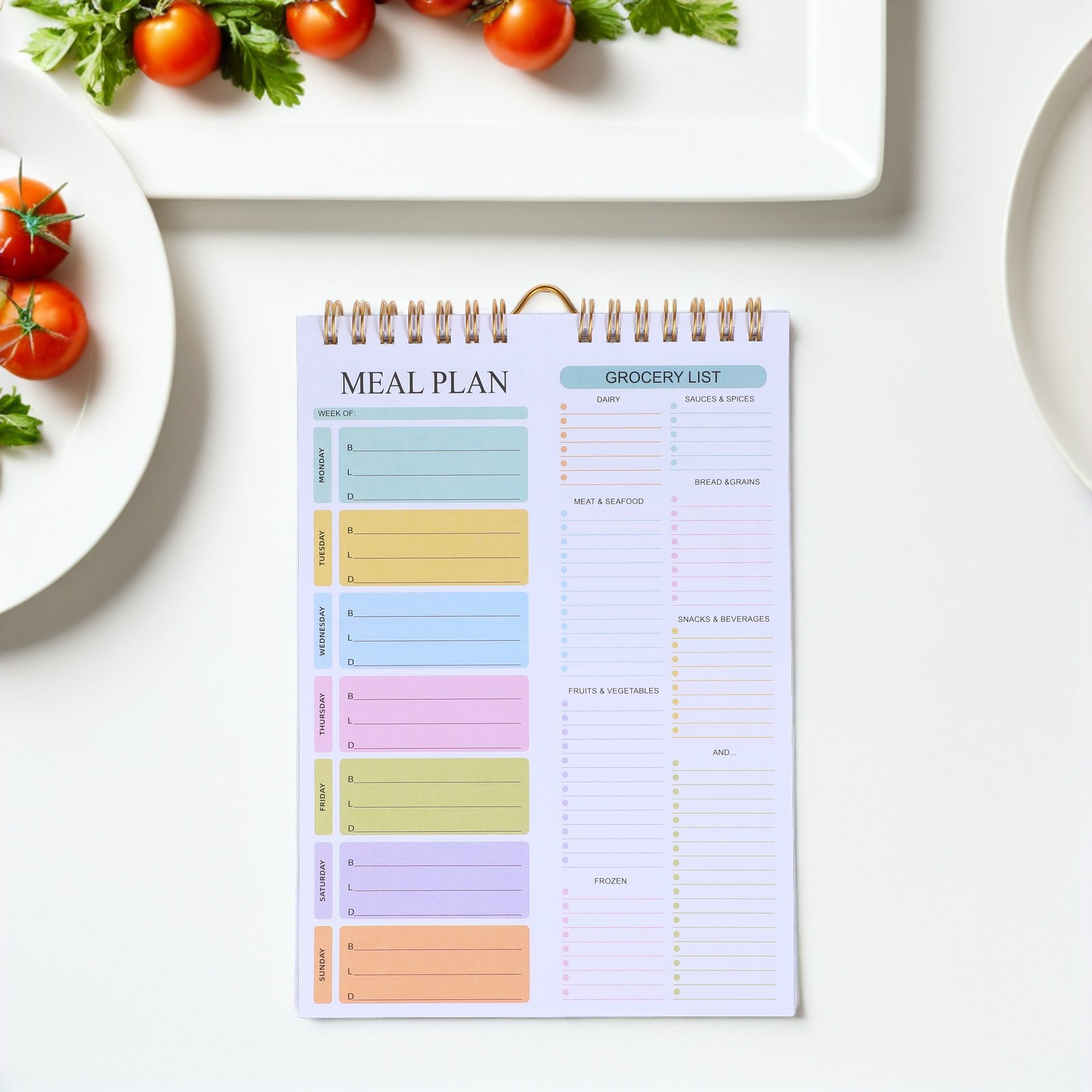 Carnet de planification hebdom - Meal Prep Weekly avis et prix