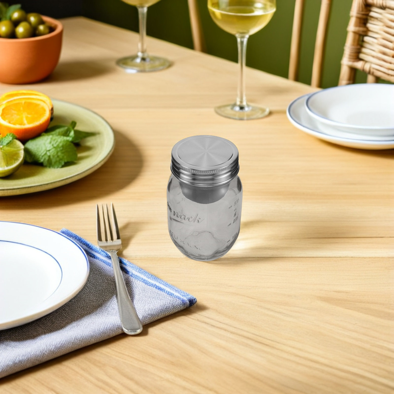 Pot à salade en verre, herméti - Salad Container Jar avis et prix