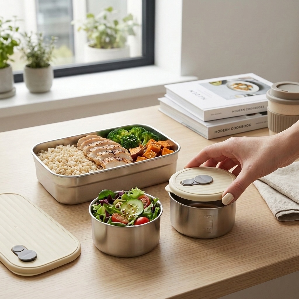 Boîte à bento en acier inoxyda - Meal Prep Ideas avis et prix