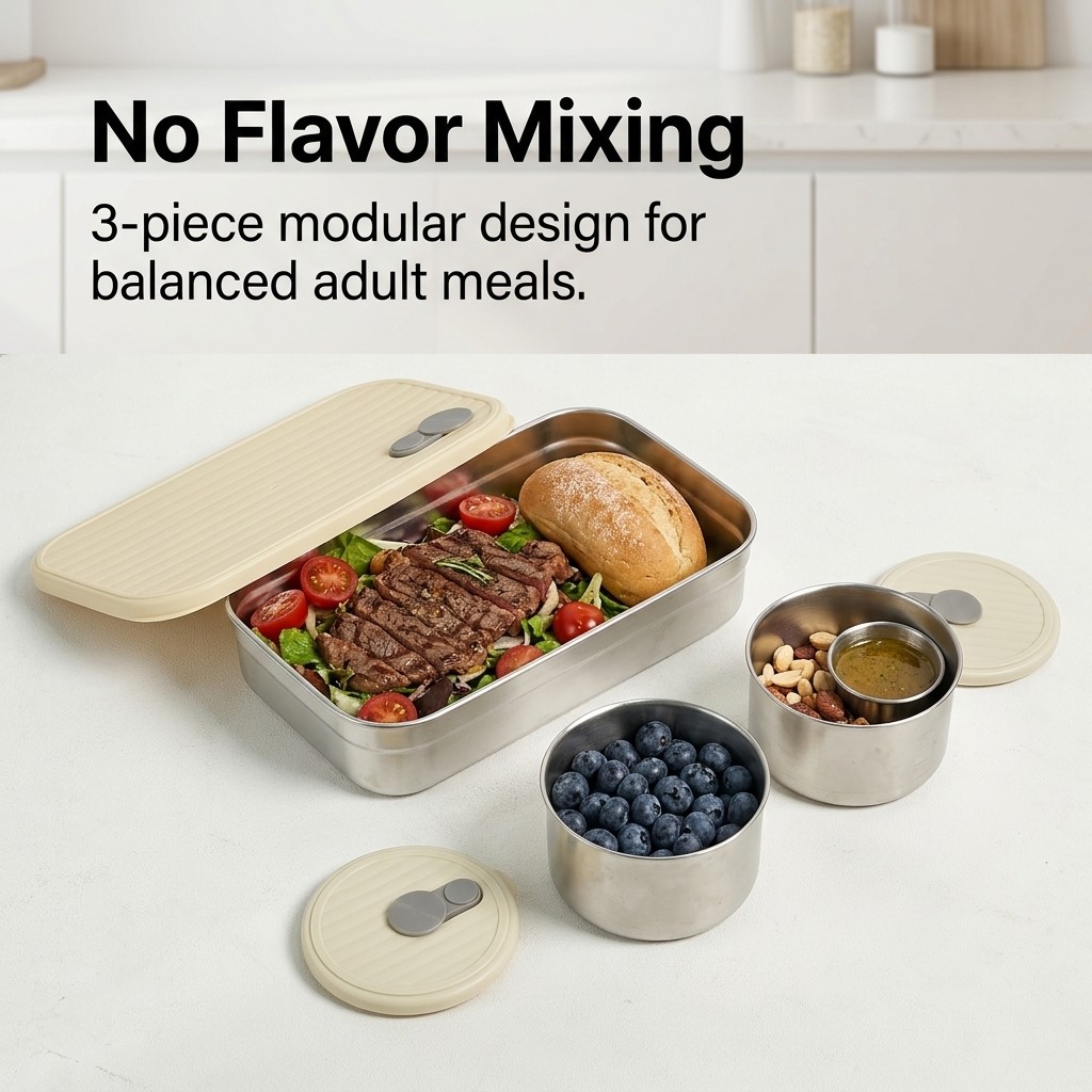 Boîte à bento en acier inoxyda - Meal Prep Ideas avis et prix