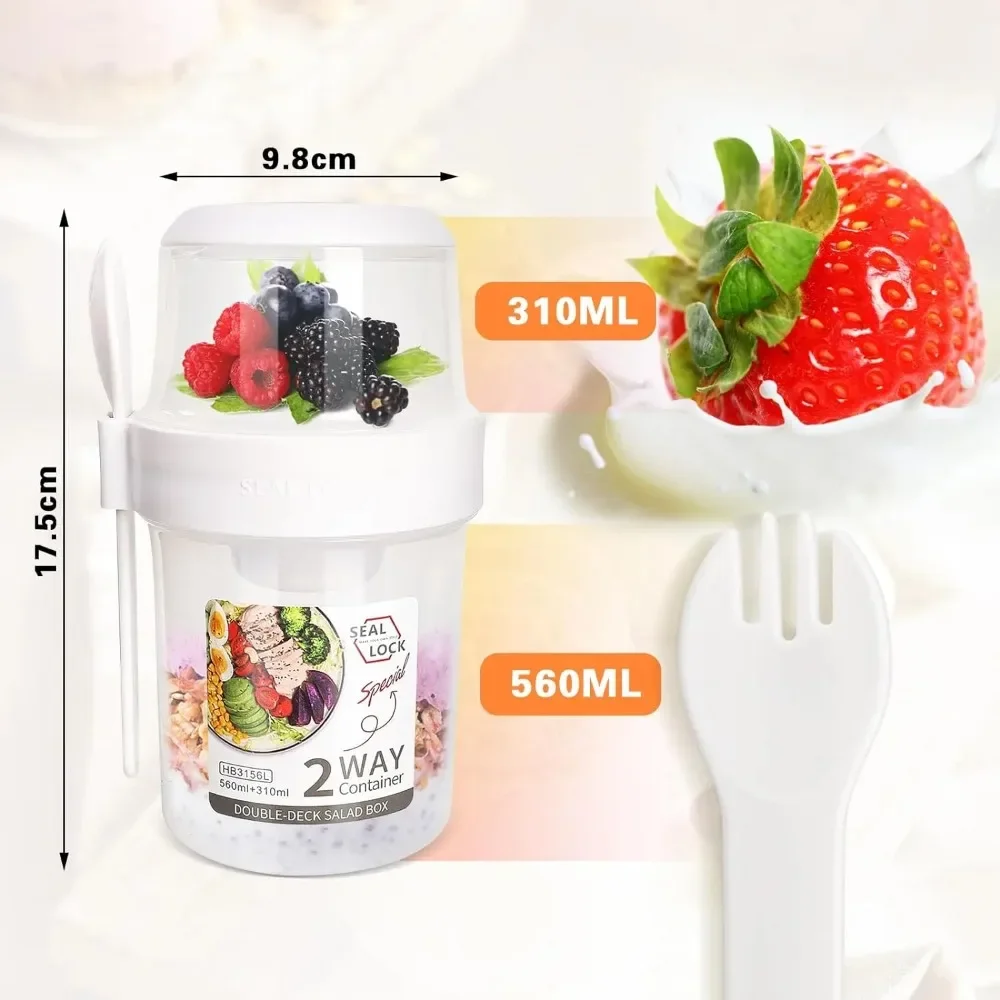 Tasse à salade, tasses de peti - Salad Container Jar avis et prix