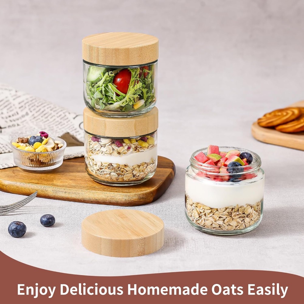 Contenants pour Overnight Oats - Meal Prep Chia Pudding avis et prix