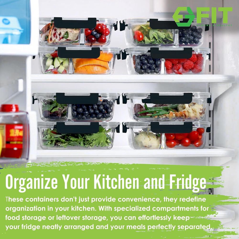 Contenants pour la préparation - Meal Prep Oven Safe Containers avis et prix
