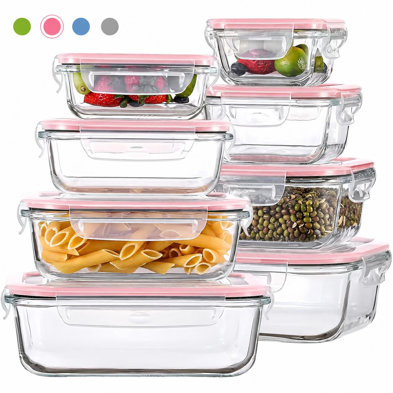 Ensemble de 8/12 contenants de - Meal Prep Oven Safe Containers avis et prix